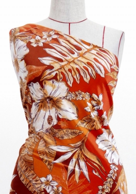 Hula Fabric / Hawaiian Flower / JKH-598-OR
