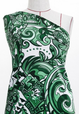Hula Fabric / Kahiko&Hawaiian motifs / JKH-600-GR