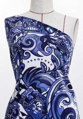 Hula Fabric / Kahiko&Hawaiian motifs / JKH-600-NV