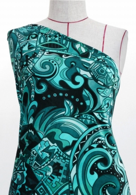 Hula Fabric / Kahiko&Hawaiian motifs / JKH-600-TBL