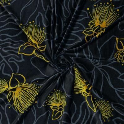 Hula Fabric / Lehua / JKH-602-BK
