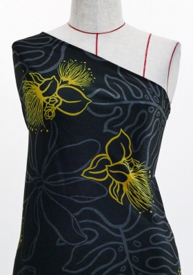 Hula Fabric / Lehua / JKH-602-BK