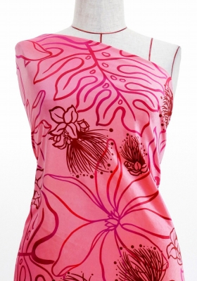 Hula Fabric / Lehua / JKH-602-PIRD