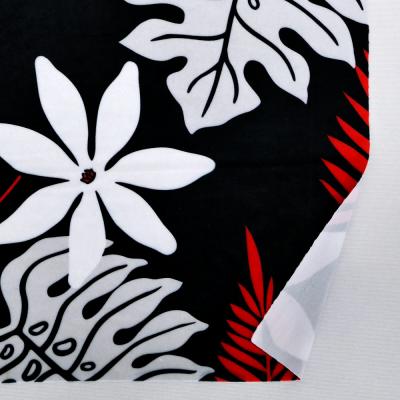Hula Fabric / Hawaiian Flower / JKH-604-BKRD