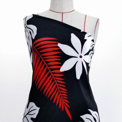 Hula Fabric / Hawaiian Flower / JKH-604-BKRD