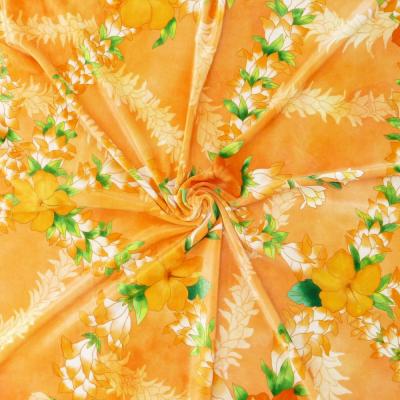 Hula Fabric / Hibiscus / JKH-608-OR