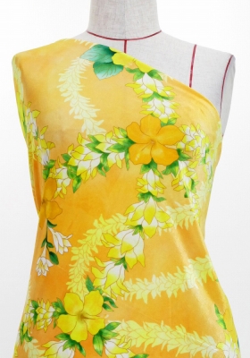 Hula Fabric / Hibiscus / JKH-608-YE
