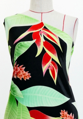 Hula Fabric / Heliconia / JKH-610-BK