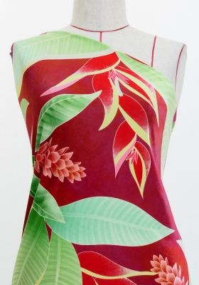 Hula Fabric / Heliconia / JKH-610-RD