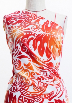Hula Fabric / Kahiko&Honu / JKH-614-WHOR
