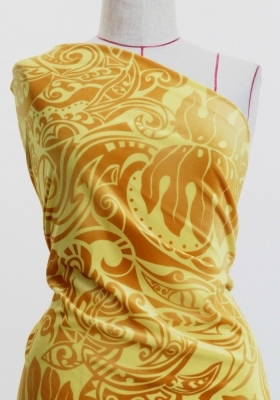 Hula Fabric / Kahiko&Honu / JKH-614-YE