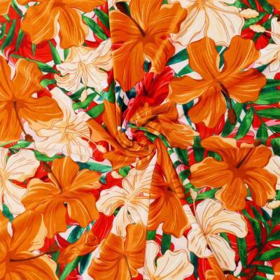 Hula Fabric / Hibiscus / JKH-616-OR