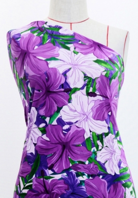 Hula Fabric / Hibiscus / JKH-616-RDPU