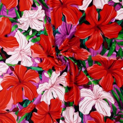 Hula Fabric / Hibiscus / JKH-616-RD
