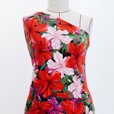 Hula Fabric / Hibiscus / JKH-616-RD