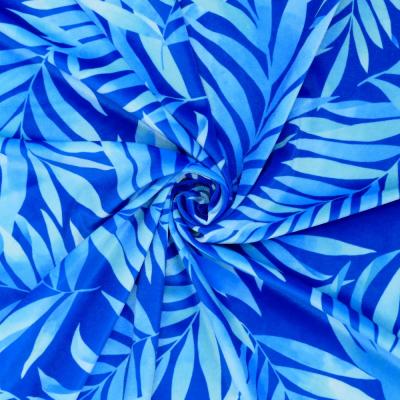 Hula Fabric / Hawaiian Leaf / JKH-620-BL