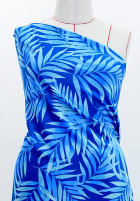 Hula Fabric / Hawaiian Leaf / JKH-620-BL