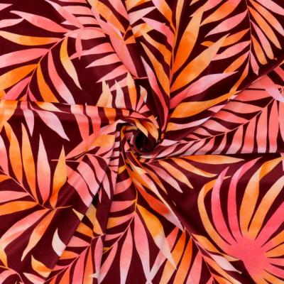 Hula Fabric / Hawaiian Leaf / JKH-620-BROR