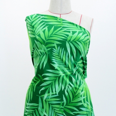 Hula Fabric / Hawaiian Leaf / JKH-620-GR