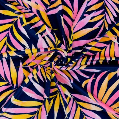 Hula Fabric / Hawaiian Leaf / JKH-620-NVPI