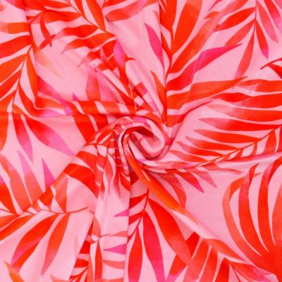 Hula Fabric / Hawaiian Leaf / JKH-620-RD
