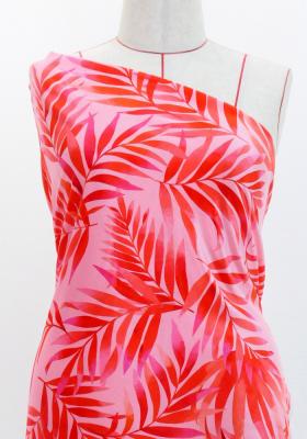 Hula Fabric / Hawaiian Leaf / JKH-620-RD