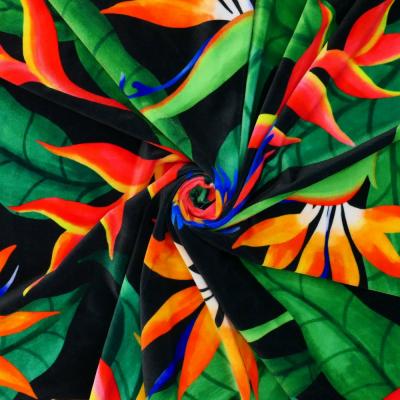 Hula Fabric / Tropical Bird / JKH-632-BK