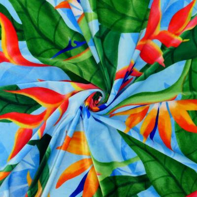 Hula Fabric / Tropical Bird / JKH-632-BL