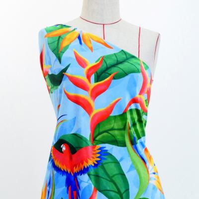 Hula Fabric / Tropical Bird / JKH-632-BL