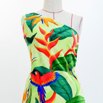 Hula Fabric / Tropical Bird / JKH-632-GR
