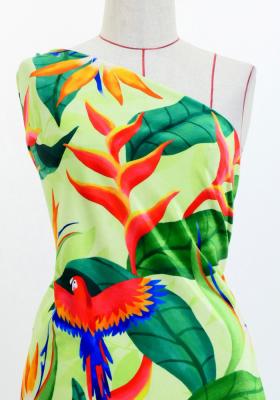 Hula Fabric / Tropical Bird / JKH-632-GR