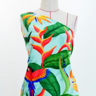 Hula Fabric / Tropical Bird / JKH-632-LBL