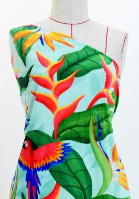 Hula Fabric / Tropical Bird / JKH-632-LBL