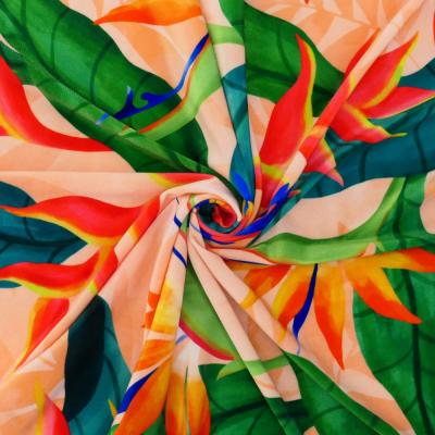 Hula Fabric / Tropical Bird / JKH-632-OR