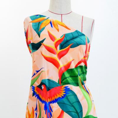 Hula Fabric / Tropical Bird / JKH-632-OR