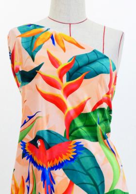 Hula Fabric / Tropical Bird / JKH-632-OR