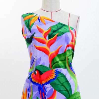 Hula Fabric / Tropical Bird / JKH-632-PU