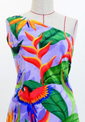 Hula Fabric / Tropical Bird / JKH-632-PU
