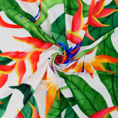 Hula Fabric / Tropical Bird / JKH-632-WH