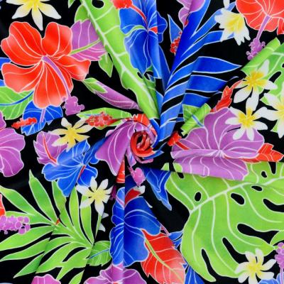 Hula Fabric / Hibiscus / JKH-636-BKBL