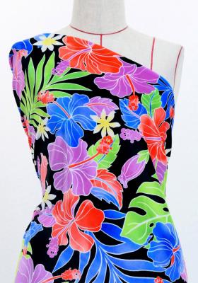 Hula Fabric / Hibiscus / JKH-636-BKBL