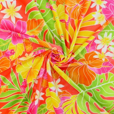 Hula Fabric / Hibiscus / JKH-636-OR