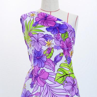 Hula Fabric / Hibiscus / JKH-636-WHPU