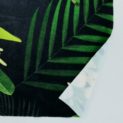 Hula Fabric / Plumeria / JKH-644-BK