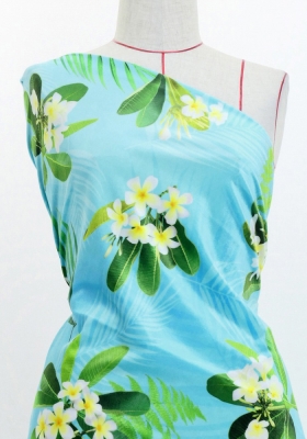 Hula Fabric / Plumeria / JKH-644-LBL