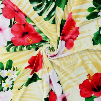 Hula Fabric / Hibiscus / JKH-646-BE
