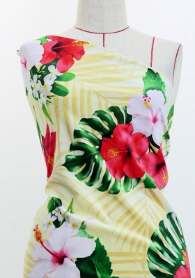Hula Fabric / Hibiscus / JKH-646-BE