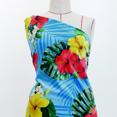 Hula Fabric / Hibiscus / JKH-646-LBL