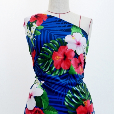 Hula Fabric / Hibiscus / JKH-646-NV