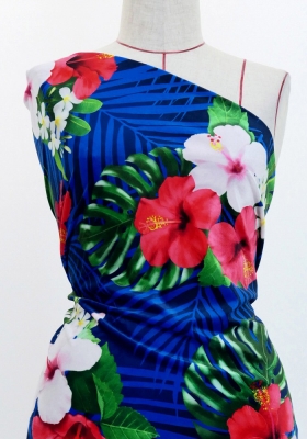 Hula Fabric / Hibiscus / JKH-646-NV